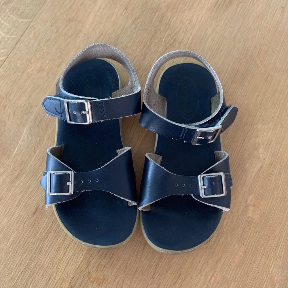 Footmates Tide sandals Navy size 9 toddler